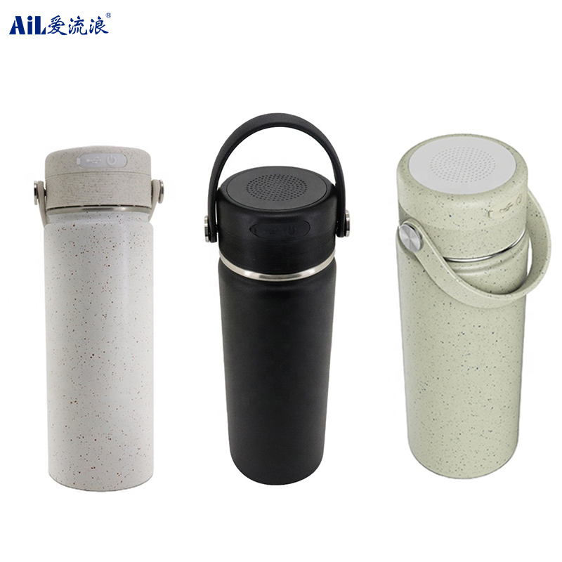 T18 haut parleur 304 thermal cup mini bocinas stainless steel 304 vacuum flask double wall vacuum bo