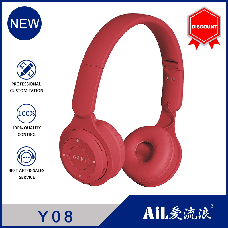 Y08 2022 Hot Sell audifonos Blue tooth Cheap Wireless Headphone Factory Free Samples P47 Upgrade for